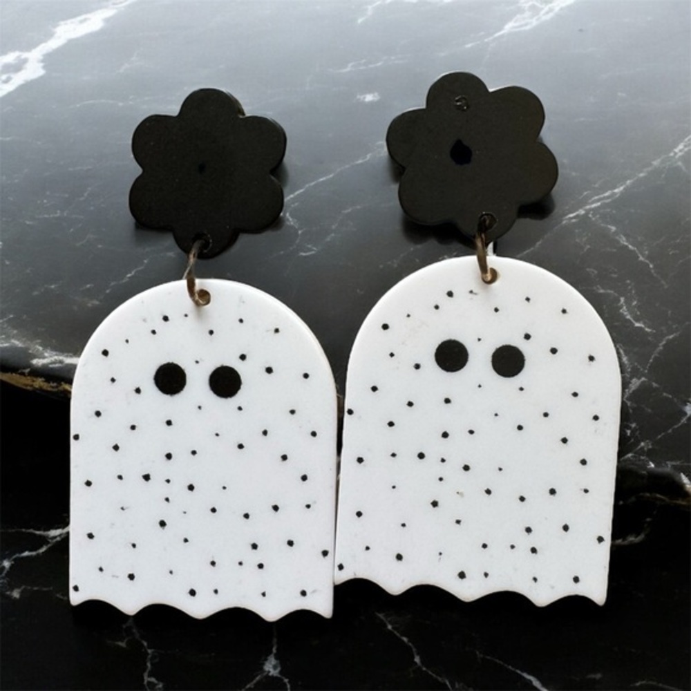 Halloween Acrylic Earrings!